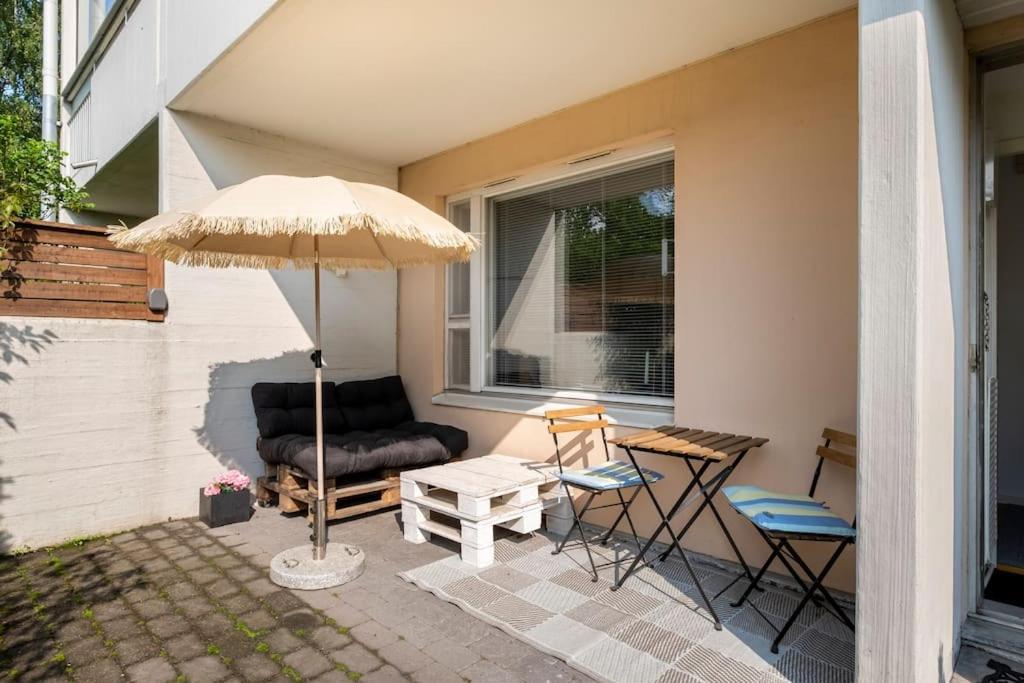 Yksioe Saunalla Ja Patiolla Porvoo Exterior foto